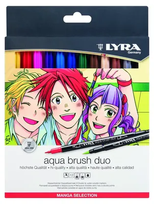 Produktbild von LYRA Pinselmaler Aqua Brush Duo Manga 12 Stück