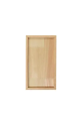 Immagine prodotto di ASA Selection wood Holztablett rechteckig, Tablett, Serviertablett, Gummibaumholz, Natur, 14 x 25 cm, 53690970