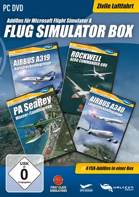 Produktbild von Flight Simulator X - Add-On Box Zivil