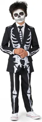 Produktbild von Skeleton Grunge Anzug für Jungs von Suitmeister Größe: L