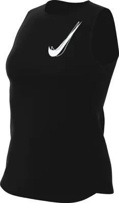 Produktbild von Nike Dri-Fit One Swoosh Tanktop Damen, schwarz, M
