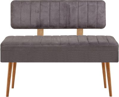 Skye Decor, Lavica - Vanessa (atlantická borovica + antracit)