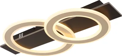 Zdjęcie produktu dla Globo Lighting lampa sufitowa metal czarny mat, LED