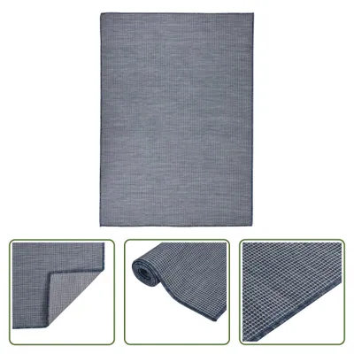 Immagine prodotto di The Living Store Tappeto per esterni a trama piatta 200x280 cm Blu