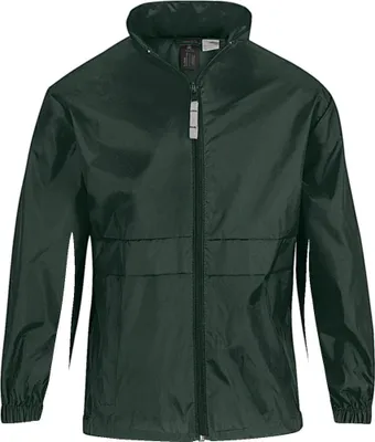 Produktbild von BCJK950 - B&C Kids´ Jacket Sirocco Bottle Green    7/8 (122/128)