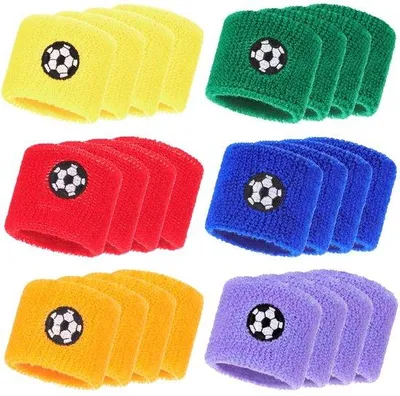 Productafbeelding van 24 Stuks Kindersportbanden in Voetbalontwerp