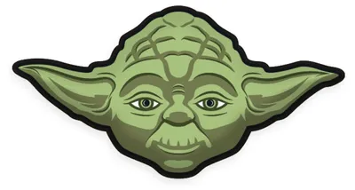 Productafbeelding van Star Wars decoratief kussen, Yoda, 24 cm