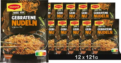 Produktbild von MAGGI Magic Asia Gebratene Nudeln (Nudeln 12 x 121g)