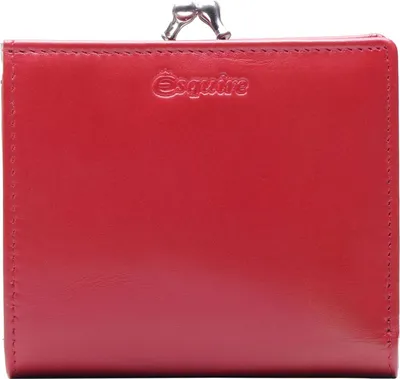 Produktbild von Esquire Geldbörse New Silk Wallet Red dunkelrot