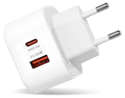 Obrázok produktu pre USB nabíjací adaptér, 2 porty, 5 V/2,1 A, vhodný pre smartfóny a tablety