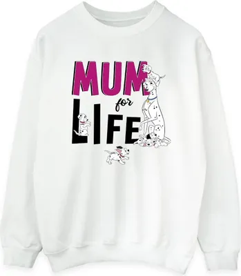 Produktbild von Disney - "101 Dalmatians Mum For Life" Sweatshirt für Damen BI20160 (XL) (Weiß)
