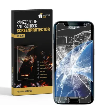 Zdjęcie produktu dla 2x folia pancerna na ekran Samsung Galaxy S7 ANTI-SHOCK HD CLEAR