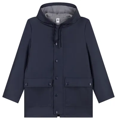 Productafbeelding van Petit Bateau damesjas, gewaxt, blauw, maat S