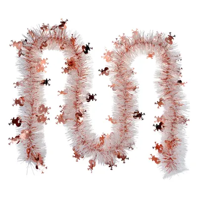 Image de Clayre & Eef Guirlande de Noël 200 cm blanc plastique