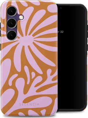 Image de Selencia Vivid Backcover pour le Samsung Galaxy S24 FE - Modern Bloom Pink