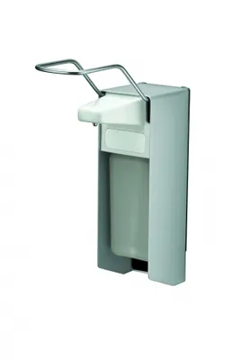 Produktbild von MediQo-line Seifenspender mit langem Bedienungshebel 500 ml, Farbe:Aluminium