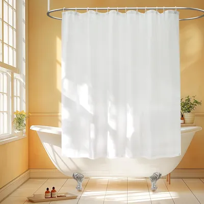 Produktbild von Wasserdichte Duschvorhang - 183 x 167 cm - Weiß