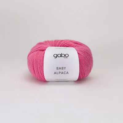 Produktbild von Gabo Wool 100% Baby Alpaka Wolle, Weich, Rosa, 50g -  Sanftheit