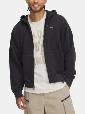Image de Hommes Under Armour Icon HWT Fleece Wash FZ - S