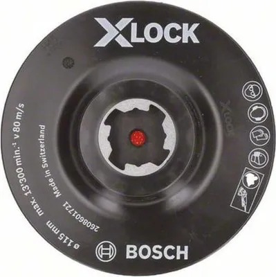 Produktbild von PRO Stützteller X-Lock, 115 mm, Klettverschluss