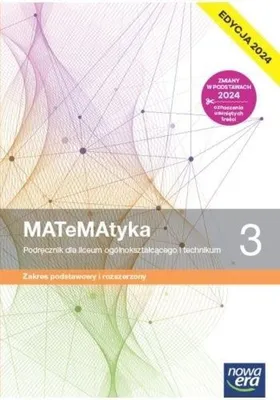 Produktbild von WSiP MATeMAtyka 3. Podręcznik. Zakres rozszerzony. Edycja 2024, Edukacyjny, Polski, Broszurowa okładka, 376 stron(y)