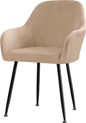 Produktbild von Stuhlbezüge aus Samt, Set von 6, Kamelbeige, Esszimmer
