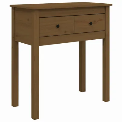 Obrázek produktu pro vidaXL Konzolový stolek Honey Brown 70x35x75 cm Masivní borovicové dřevo