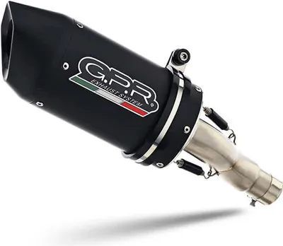 Produktbild von GPR Evo4 Slip-On Auspuff Schwarz für KTM RC 125 2021-2024