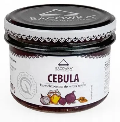 Zdjęcie produktu dla Cebula karmelizowana do mięs i serów BACÓWKA 200g