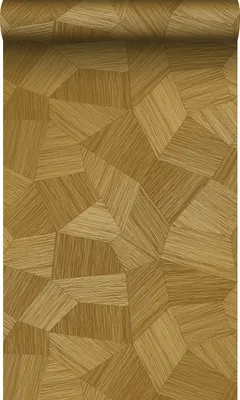 Zdjęcie produktu dla Origin Wallcoverings tapeta flizelinowa z ekoteksturą graficzny motyw 3D ciepłego złota 53 cm x 10.05 m
