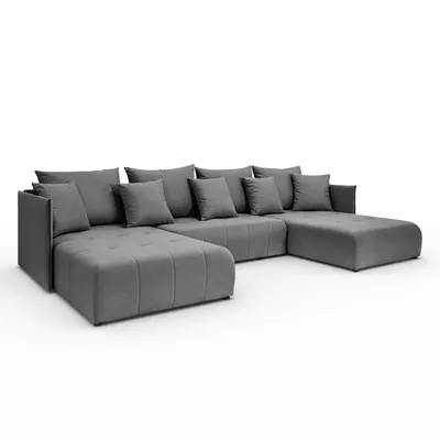 Produktbild von Ecksofa APOLLO U mit Schlaffunktion und Bettkasten Castel 93