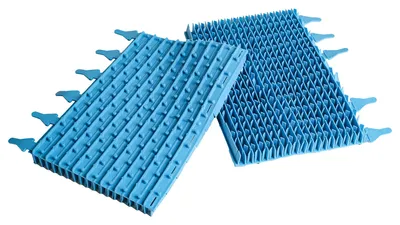 Produktbild von vhbw 2x Bürste Ersatz für Zodiac W1585A für Poolroboter, Poolsauger - Aus Gummi, 30,2 x 24,5 x 5,5 cm