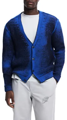 Produktbild von Desigual JERS_Strickjacke, SCRATC, 5022 Ultra Blue, L, blau, Large