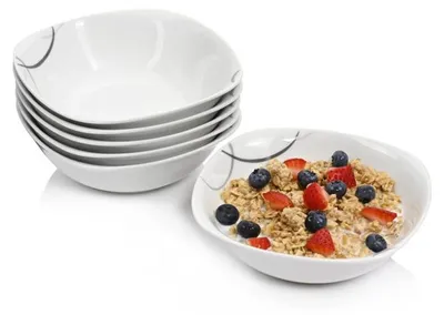 Produktbild von Sänger Müslischalen Bilgola Black Circles 6 tlg.