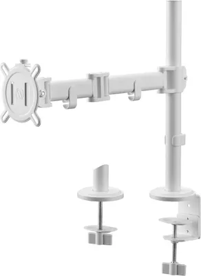 Produktbild von Monitor Halterung, Einzelarm, VESA 100, 13-32 Zoll, 8kg Max, Höhenverstellbar, Weiß