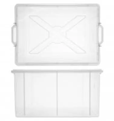 Immagine prodotto di GIGANPLAST Cassetta Box Con Coperchio In Polipropilene Trasparente Cm 55X29X40