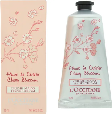 Produktbild von L'Occitane Cherry Blossom, Creme, Unisex, Feuchtigkeitsspendend, Schutz, Glättend, Weichmachend, 75 ml, Tube, Sheabutter