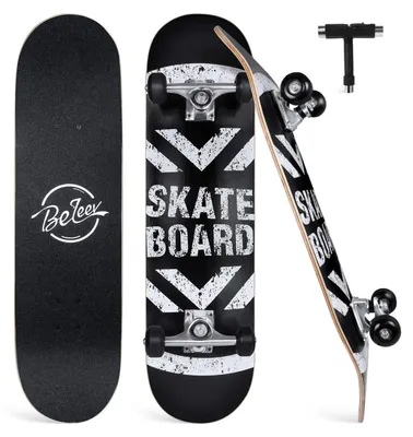 Produktbild von 31 Zoll großes Cruiser-Skateboard, ideal für Anfänger