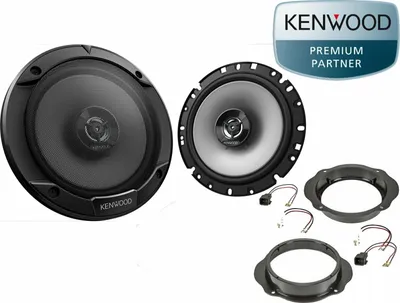 Produktbild von Kenwood passend für Ford Fiesta ab 2008 Lautsprecher Boxen Komplett Set Tür Vorn 300 Watt