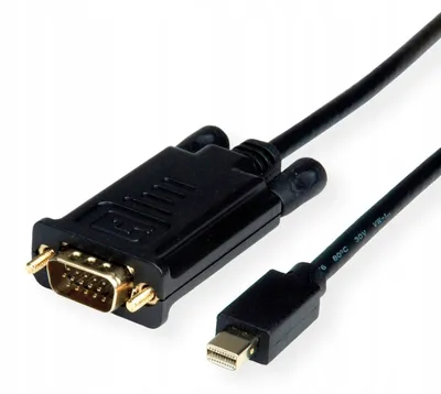Obrázek produktu pro ROLINE 11.04.5975, 1 m, Mini DisplayPort, VGA (D-Sub), Samec, Samec, 1920 x 1080 px