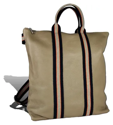 Produktbild von Toscanto Tasche taupe, blau, beige Cityrucksack groß 43x39x13cm D2OTT609RC