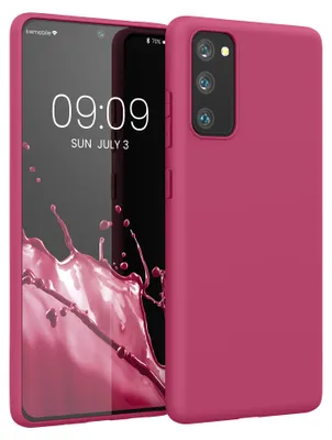 Produktbild von kwmobile Handyhülle für Samsung Galaxy S20 FE Hülle - TPU Case - Kabelloses Laden - Schutzhülle Cover in Fuchsia matt