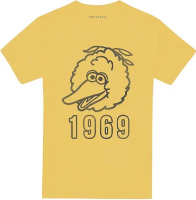 Immagine prodotto di Sesame Street - Maglietta "1969" per uomo/donna unisex TV21829 (M) (giallo banana)