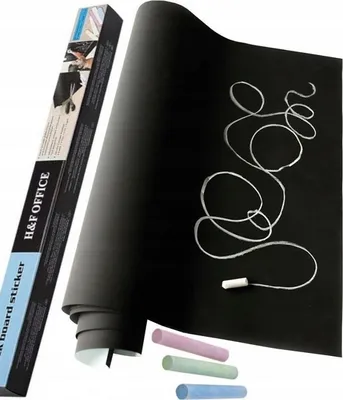 Image de Tableau Autocollant Grand + Craie