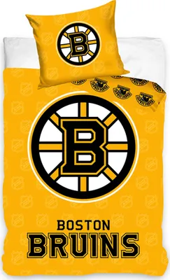 Obrázek produktu pro Hokejové povlečení NHL Boston Bruins Shields Velikost: 135x200 + 80x80 cm