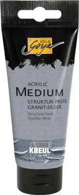 Image de Kreul Solo Goya Granite Structuring Paste 100 ml Silver