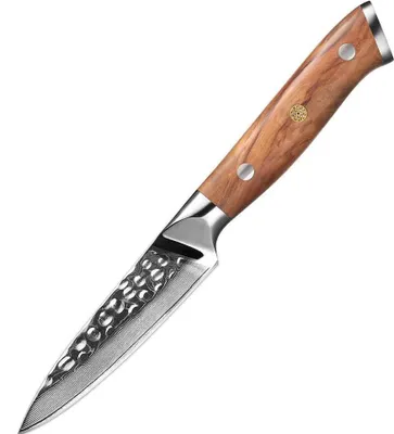 Produktbild von Damast Küchenmesser ZA-37474 - Braun Paringmesser KP37474