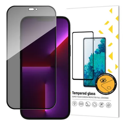 A product shot of a phone screen protector and its packaging.