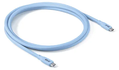 Produktbild von CLUB3D CAC-3003 USB Kabel USB4 Gen 2x2 2 m USB C 20 Gbit/s 240 W Blau