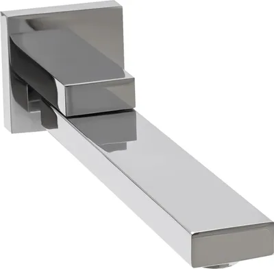 Produktbild von Waschtischarmatur - Badarmatur - Edelstahl - 180° schwenkbar - G1/2 Anschluss - Standmontage - 23×6 cm - Chrom